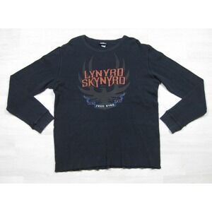Y2K Lynyrd Skynyrd Thermal Long Sleeve Shirt Men's (XL) Free Byrd Winterland